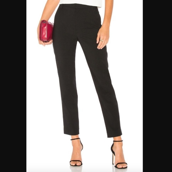 NWT Vince tapered trouser black pants wool blend size 0 style number VR56021280 - Picture 4 of 15
